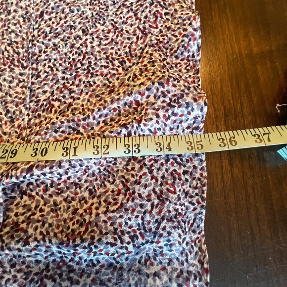 1. State Midi Dress Smocked Neck Ruffle Cap Sleeve Tiered Skirting, Size Large - Picture 12 of 15